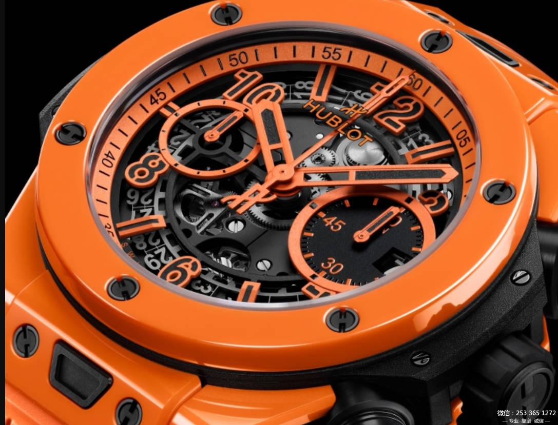 HUBLOT宇舶 Big Bang Unico Orange Ceramic橙色陶瓷腕錶介绍