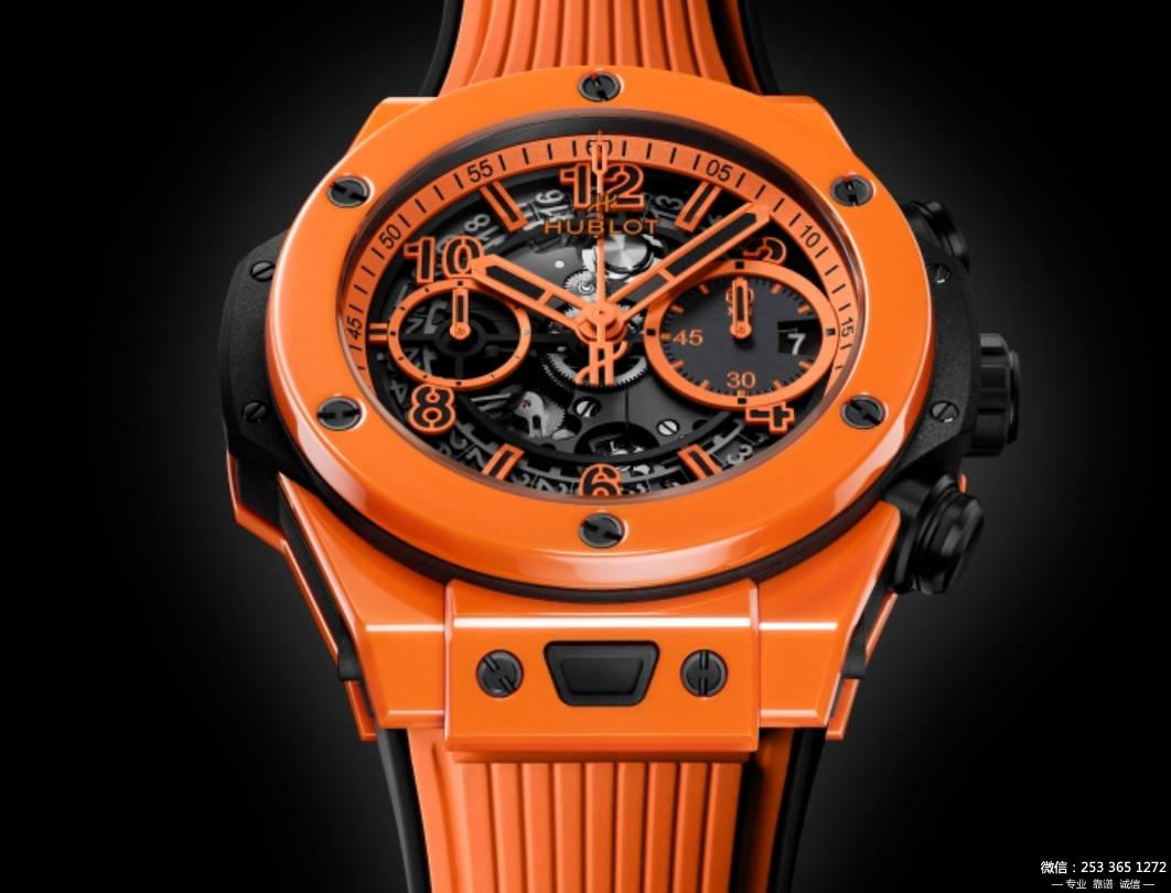 HUBLOT宇舶 Big Bang Unico Orange Ceramic橙色陶瓷腕錶介绍